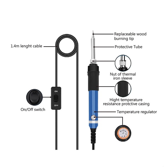 🪵 76 PIECE WOOD BURNING KIT 🪵 - Picture 5 of 7